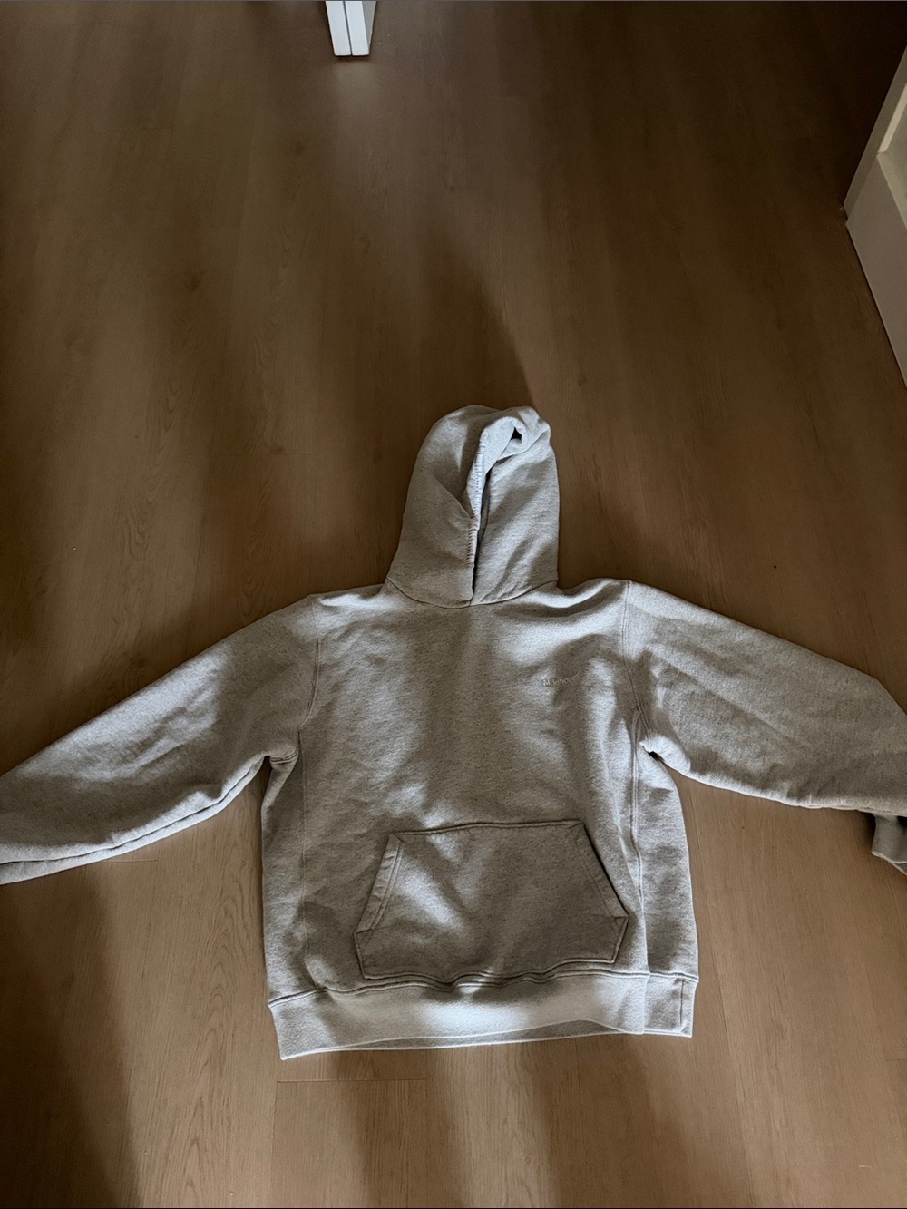 Grey Hooded Sweater - Lightweight Casual Pullover